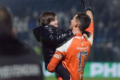 Rodrigo Rey y su familia