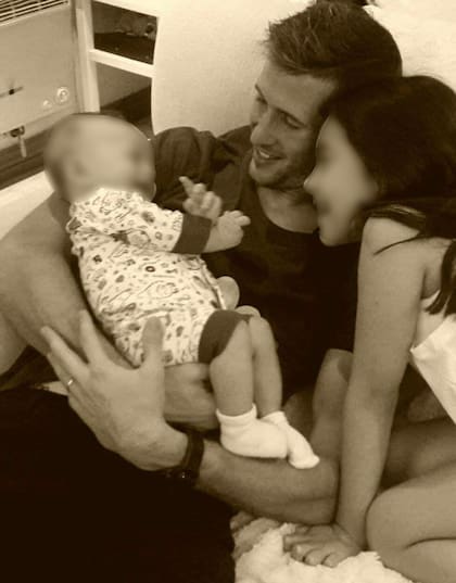 Rodrigo Rey y su familia