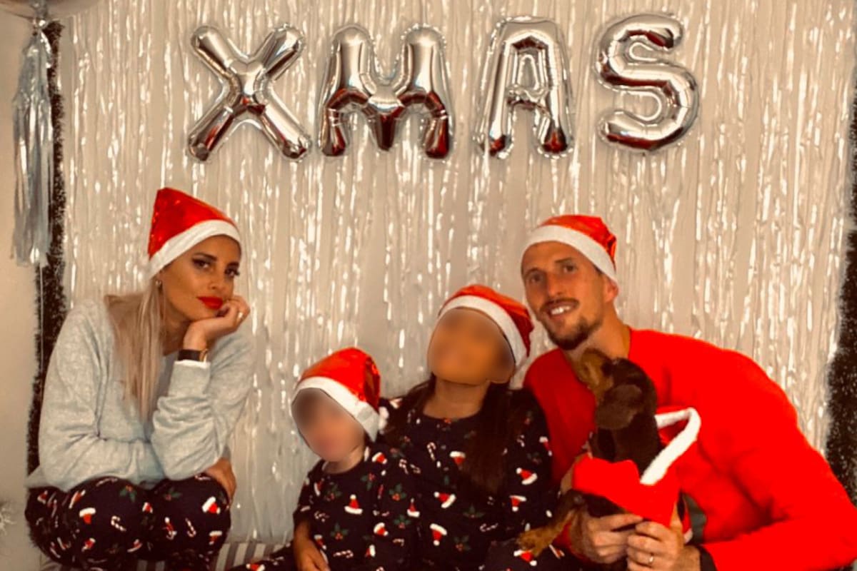 Rodrigo Rey y su familia