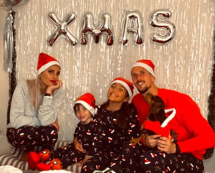 Rodrigo Rey y su familia