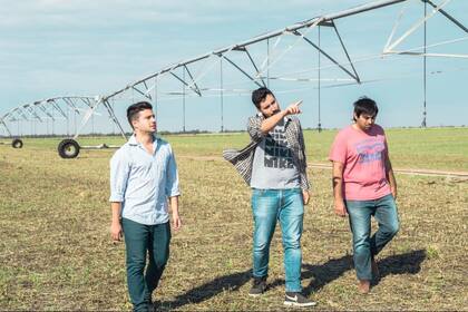 Rodrigo Tissera, Jairo Trad y Juan Carlos Abdala, fundadores de la empresa