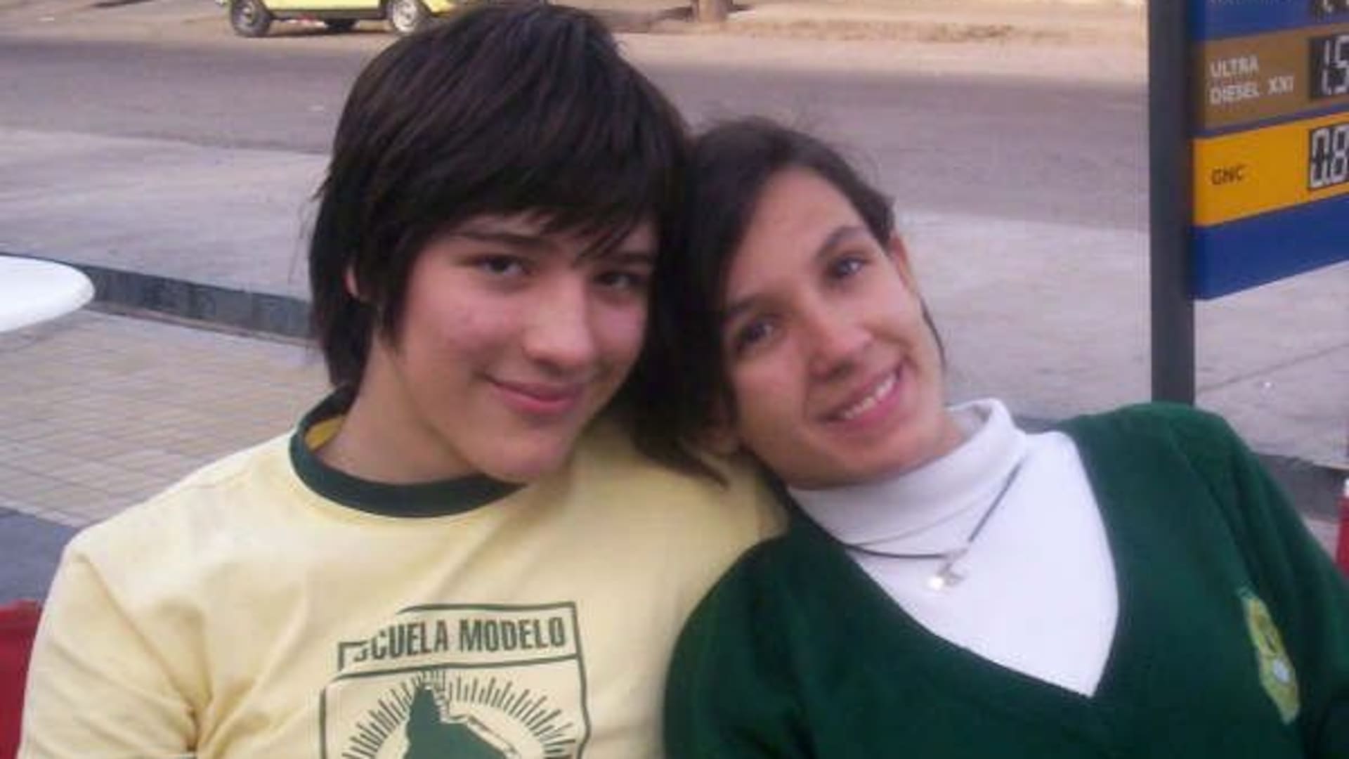 Rodrigo y Florencia en el colegio