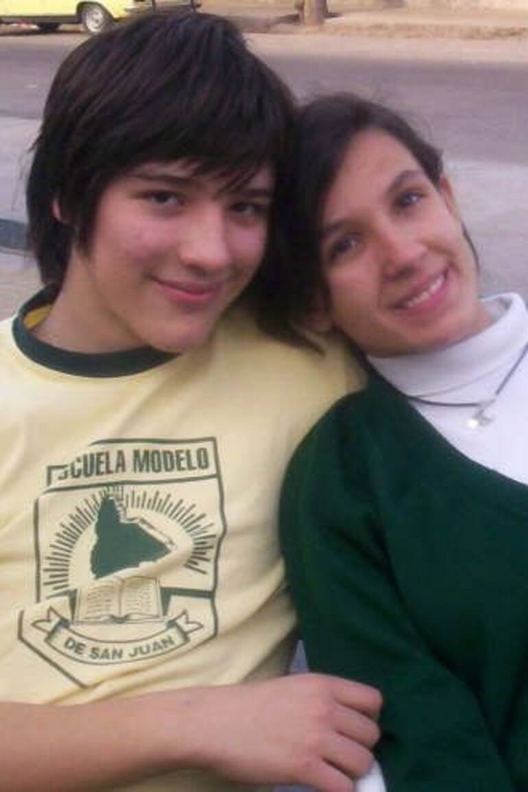 Rodrigo y Florencia en el colegio
