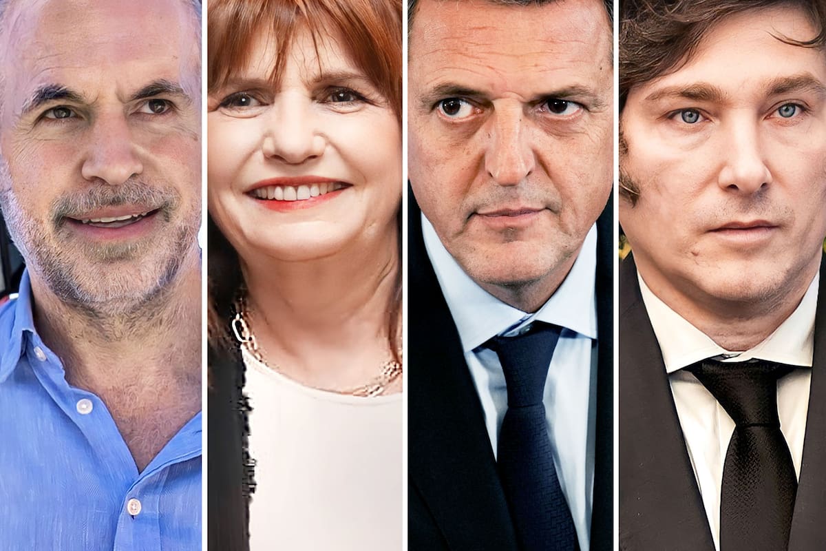 Rodríguez Larreta, Bullrich, Massa y Milei irán a las internas de sus respectivos espacios