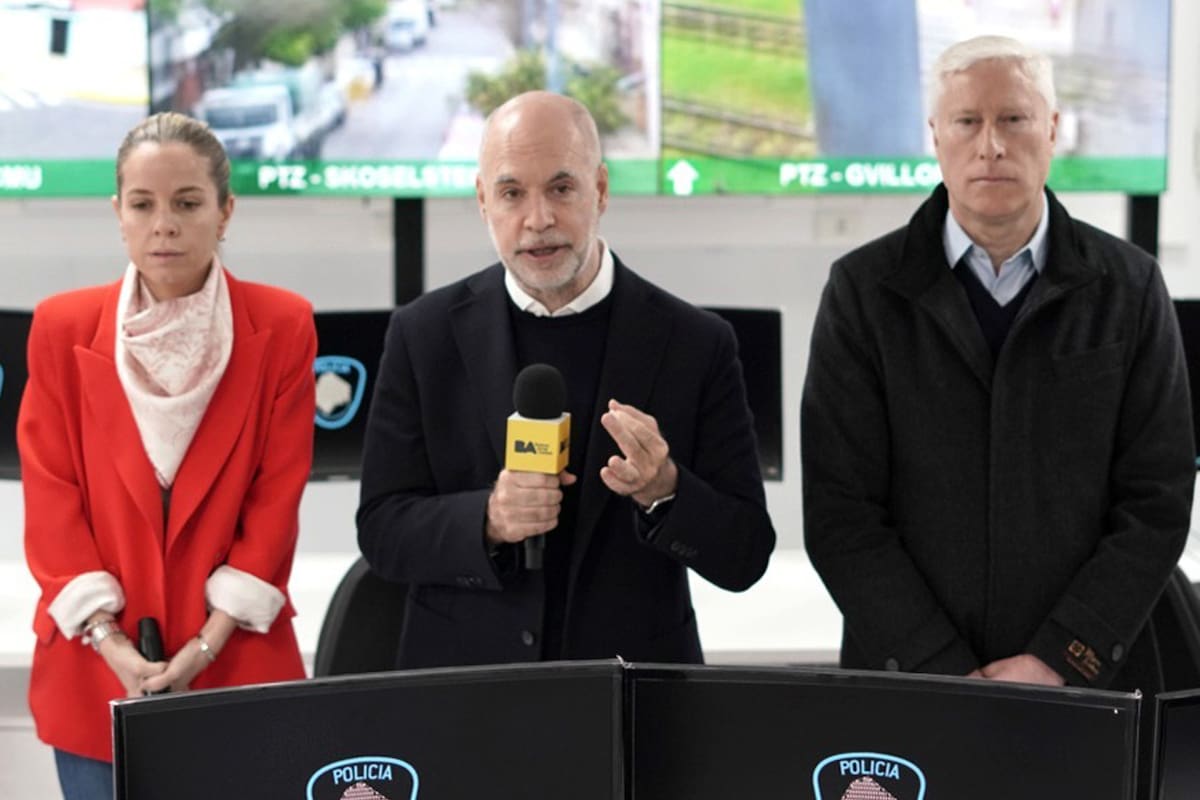 Rodríguez Larreta inauguró un nuevo centro de monitoreo en Lugano