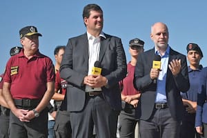 Rodríguez Larreta, junto al nuevo ministro de Justicia y Seguridad, Eugenio Burzaco
