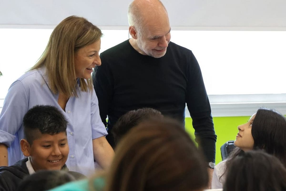Rodríguez Larreta se mostró hoy junto a Soledad Acuña, aspirante a jefa de gobierno y eventual rival de Jorge Macri