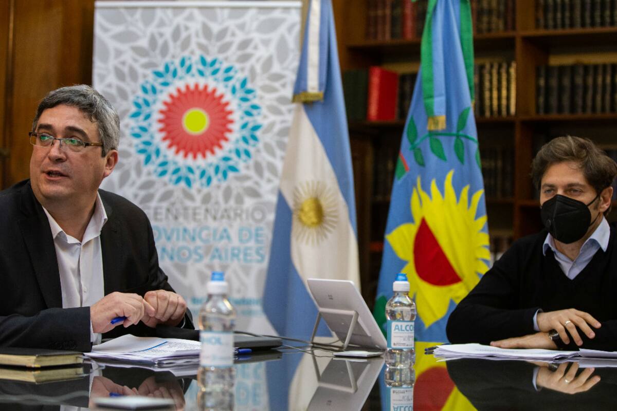Rodríguez y Kicillof en la reunión