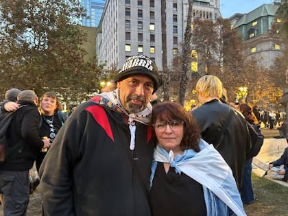 Rodríguez y su esposa, Andrea Borletti