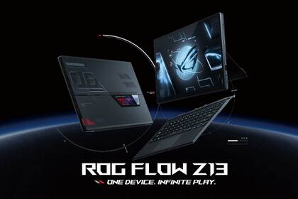 ROG presentó en CES 2022 a Flow Z13, su potente tableta para gamers