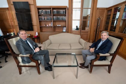 Rogelio Frigerio se reunió esta semana en la Casa Rosada con Diego Santilli