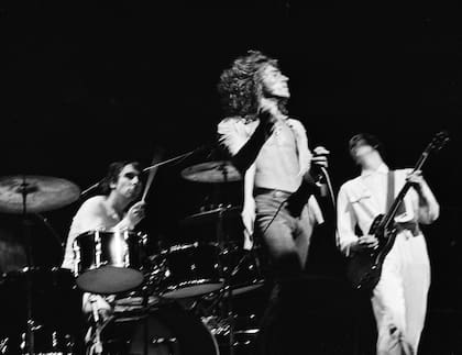 Roger Daltrey, durante la última función de la ópera rock Tommy, en 1970, en el Metropolitan Opera House