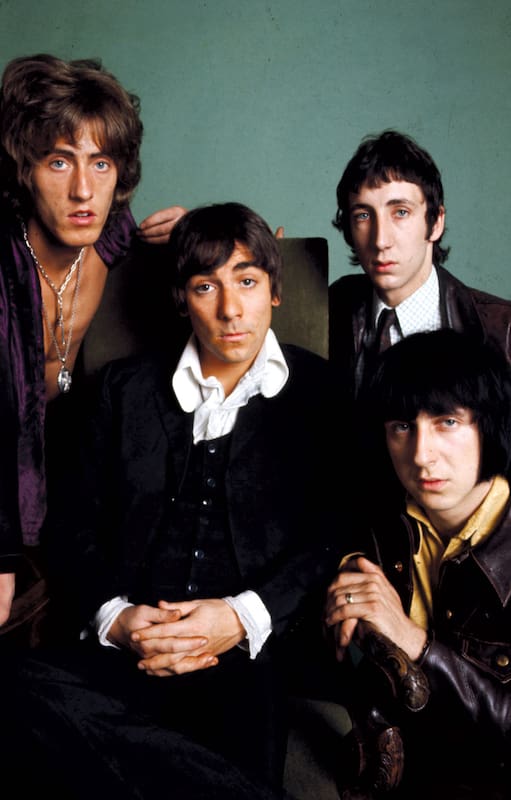 Roger Daltrey, Keith Moon, Pete Townshend y John Entwistle: The Who en pleno, en 1968