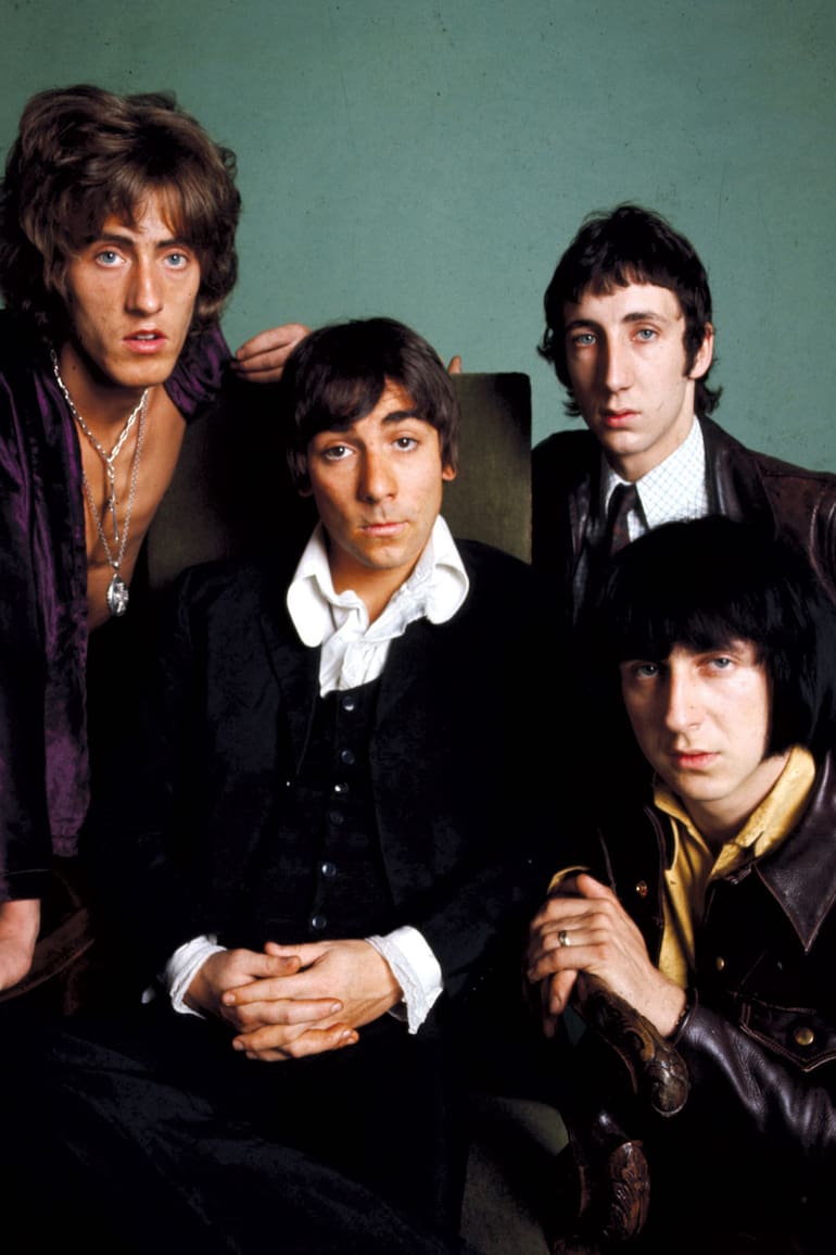 Roger Daltrey, Keith Moon, Pete Townshend y John Entwistle: The Who en pleno, en 1968