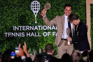 Entre lágrimas, Roger Federer ingresa al Salón de la Fama Internacional del Tenis