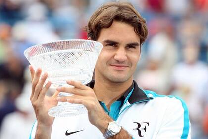 Roger Federer es el máximo ganador de la historia del Masters 1000 de Cincinnati