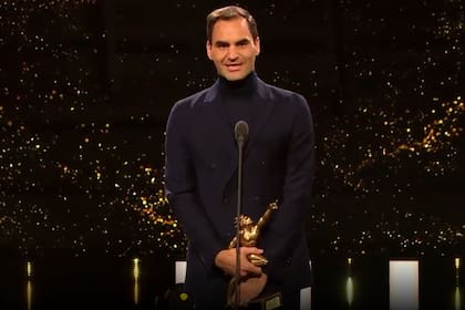 Roger Federer, en la entrega de premios en la que habló sobre su presente