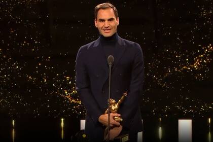 Roger Federer, en la entrega de premios en la que habló sobre su presente