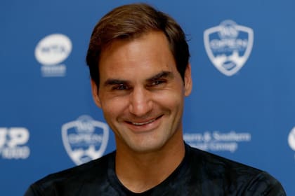 Roger Federer, en una conferencia de prensa en Ohio