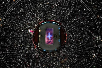 Impactante: 42.517 espectadores en la Plaza de Toros Monumental de México para ver a Federer y Zverev.