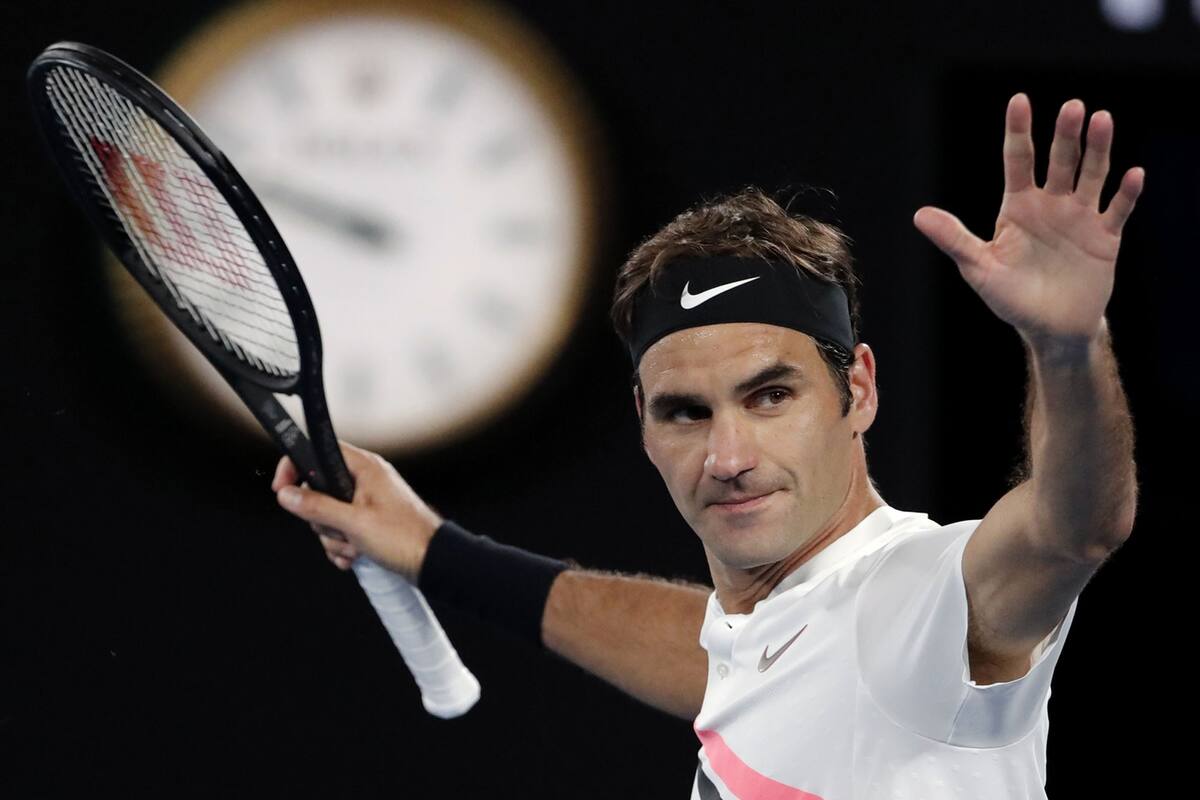 Roger Federer no cedió ningún set en todo el torneo