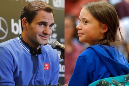 Roger Federer salió a defenderse ante la crítica que le lanzó la juvenil activista Greta Thunberg