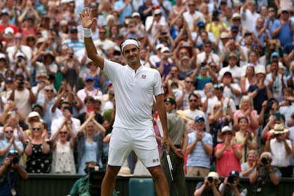 Roger Federer y el público de Wimbledon, un romance eterno