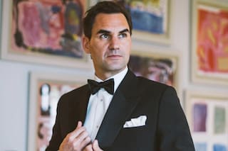 El asombroso detalle en el traje que Federer lució en la MET Gala