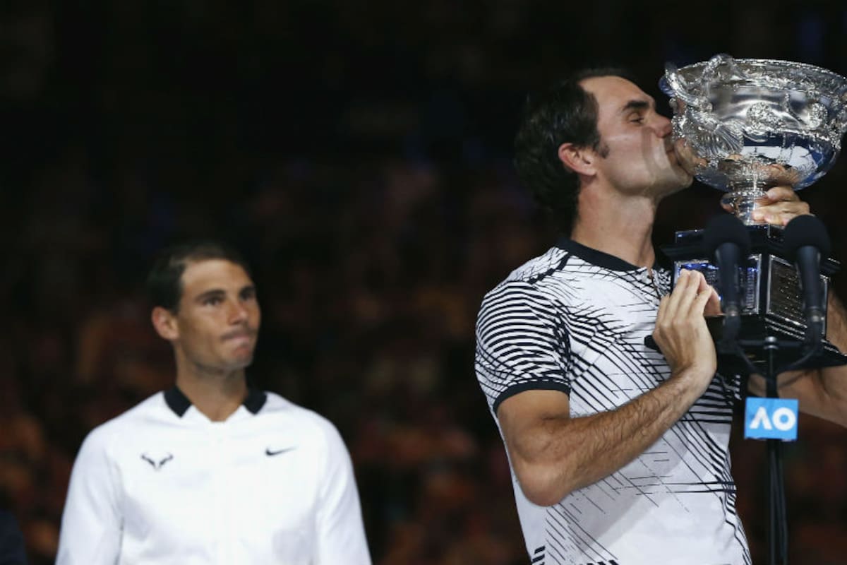 Roger festeja, Rafa mira