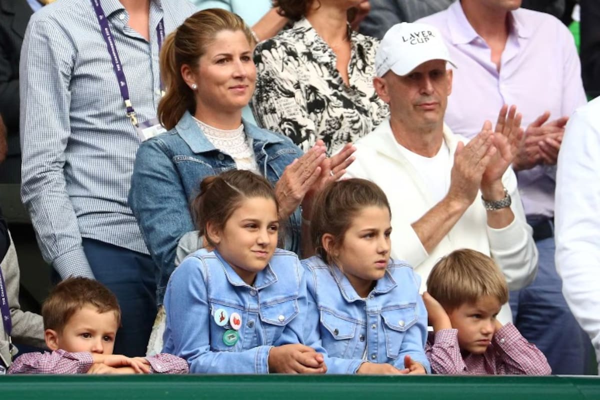 Roger y Mirka Federer tienen dos pares de mellizos: Myla y Charlene y Leo y Lenny