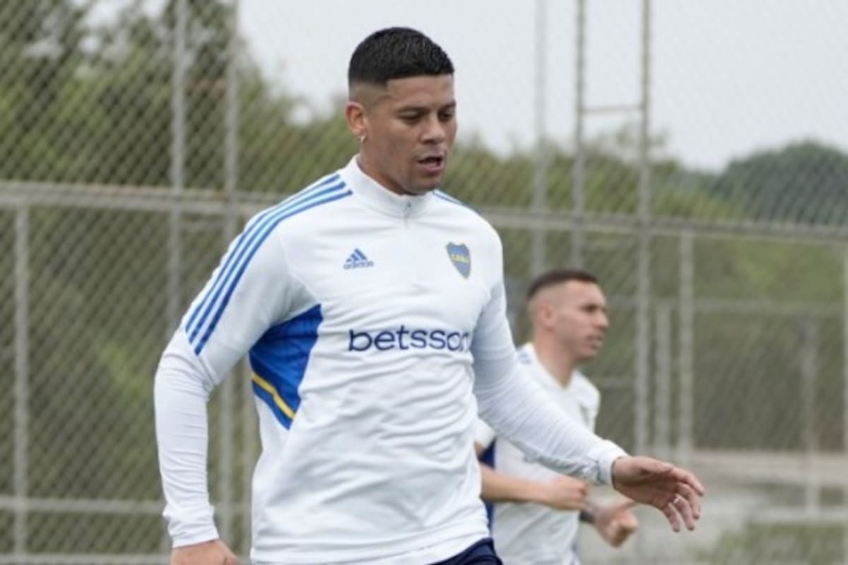 Rojo trabajó a la par de sus compañeros y es casi un hecho que jugará desde el inicio contra Palmeiras