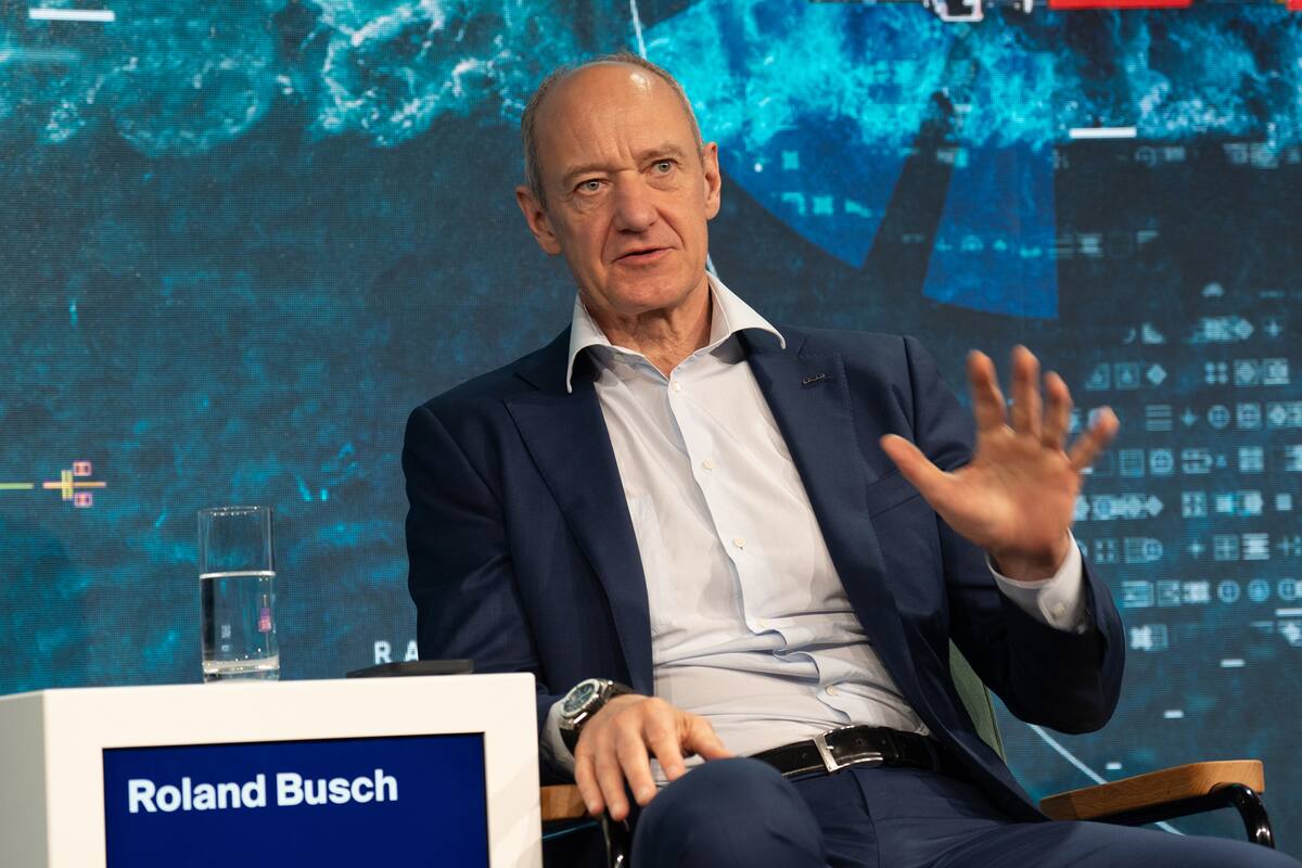 Roland Busch, CEO y presidente de Siemens, fue uno de los ejecutivos que participó del foro
