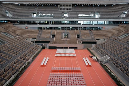 Roland Garros, en las horas previas a una noche de boxeo