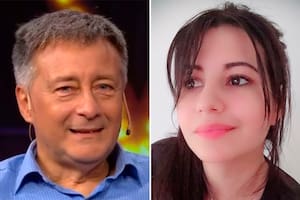 Roland Graña fue fotografiado por su pareja mientras dormía en el hall de su edificio (Foto: Archivo)