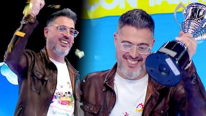 Rolando Barbano ganó “Los 8 escalones” y vivió un inesperado momento incómodo