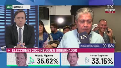 Rolando Figueroa flamante gobernador de Neuquén en LN+