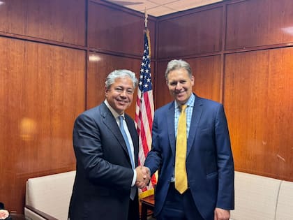 Rolando Figueroa fue recibido por Thomas Lersten, funcionario superior de la Subsecretaría de Crecimiento Económico, Energía y Medio Ambiente de la administración Trump.
