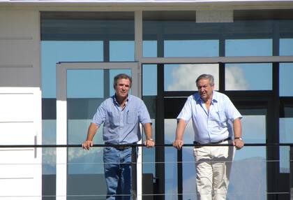 Rolando Meninato con su socio Oscar Vignart