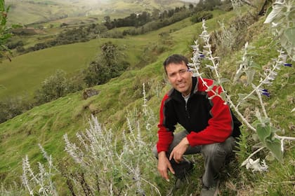 Rolando Uría, uno de los autores del descubrimiento de la nueva especie