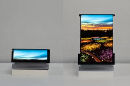 Rollable Flex es una pantalla de Samsung que se enrolla para pasar de 5 a 25 cm de superficie visible