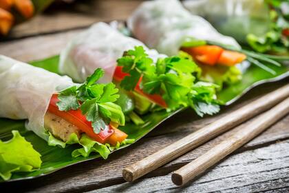 Rolls a puro sabor vietnamita