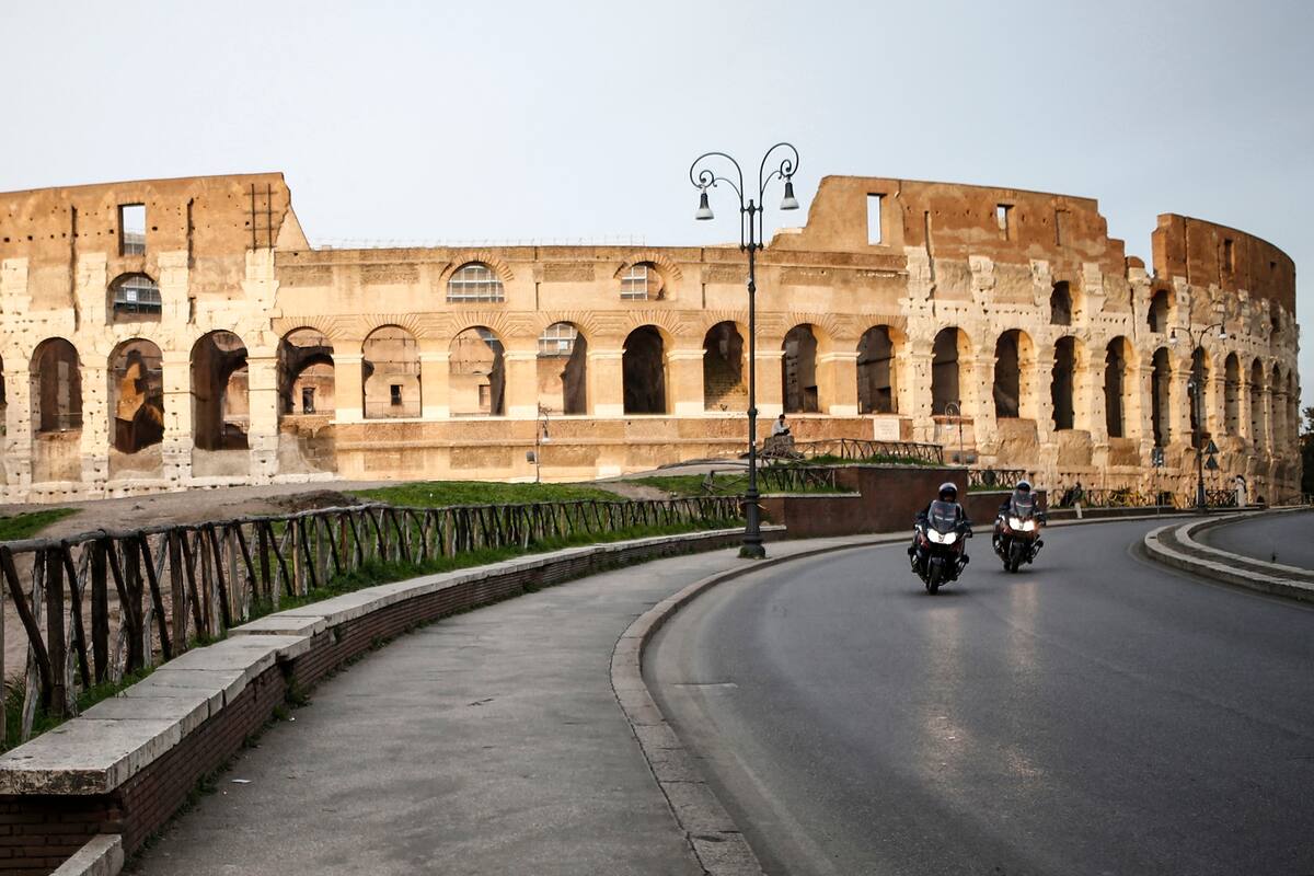 Roma desierta por el coronavirus