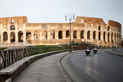 Roma desierta por el coronavirus