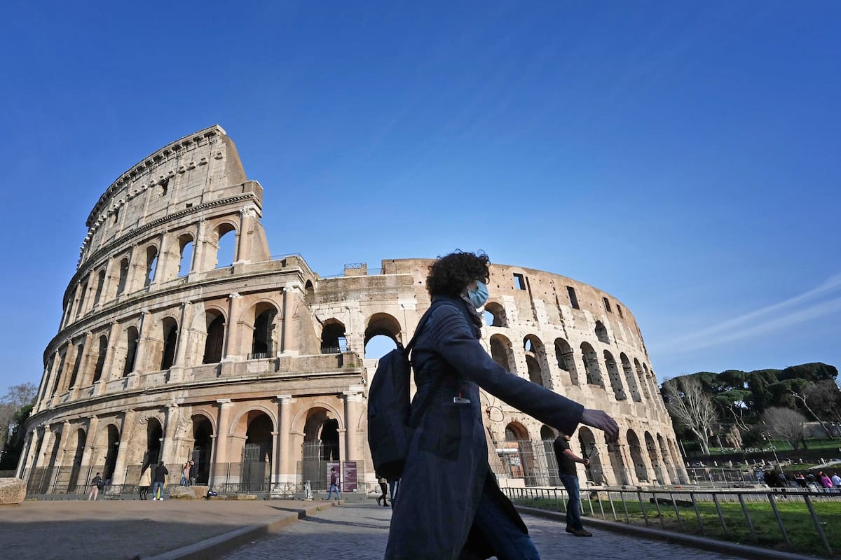 Roma desierta por el coronavirus