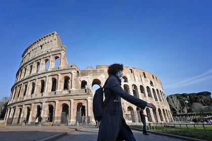 Roma desierta por el coronavirus
