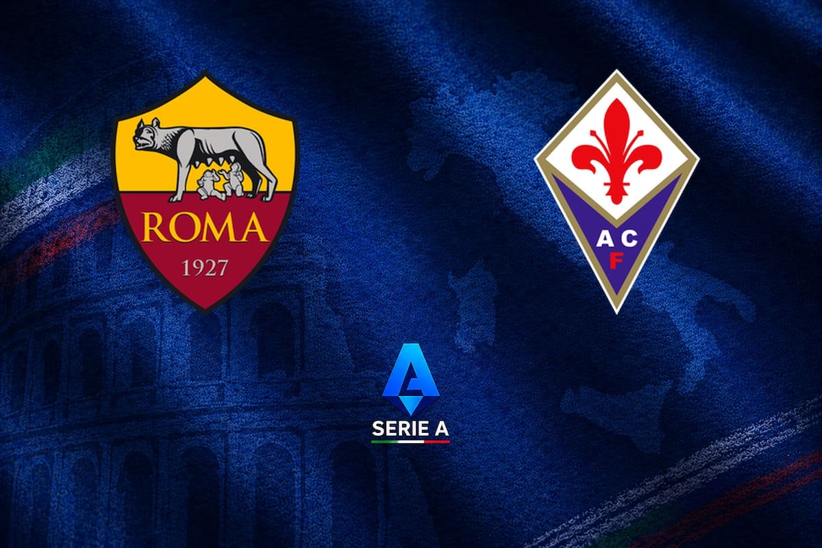 Roma y Fiorentina disputaron uno de los encuentros de la jornada del fútbol italiano