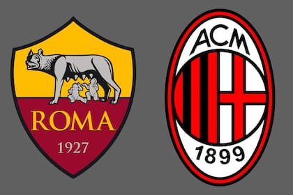 Roma y Milan disputaron uno de los encuentros de la jornada del fútbol italiano