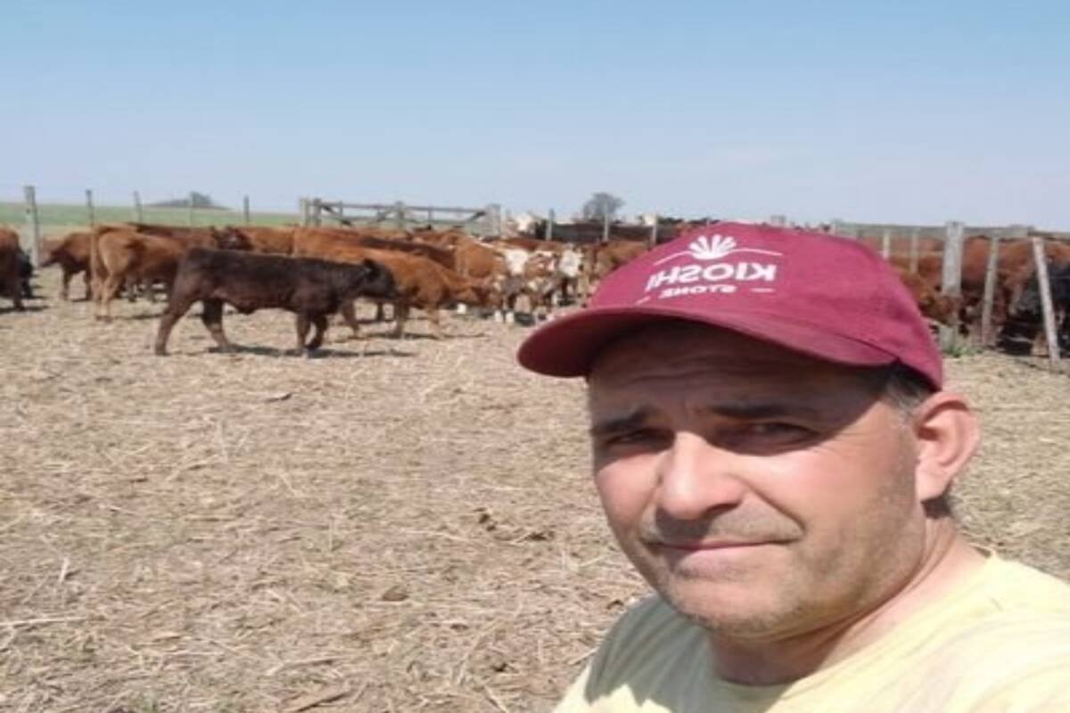 Román Gutiérrez, productor de la zona de Pergamino