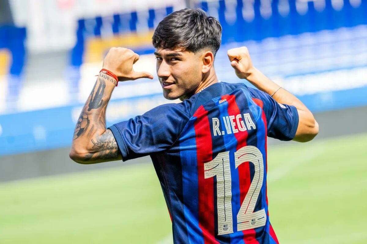 Román Vega, el día de su presentación en Barcelona