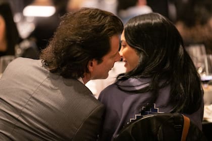Románticos, Coti y Cande en la entrega de premios